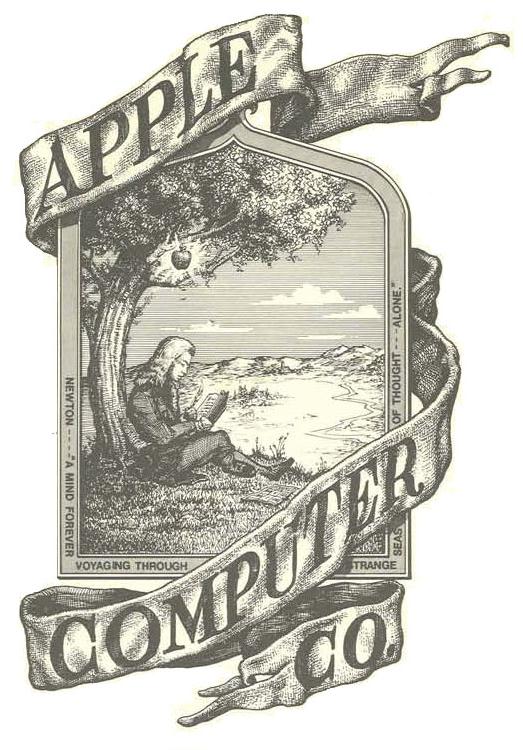 El primer logo de Apple